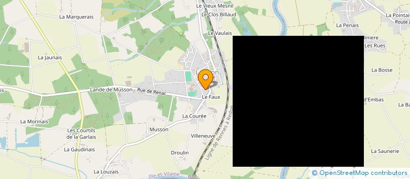 localisation de l'entreprise MONSIEUR JEAN SALMON  LANGON