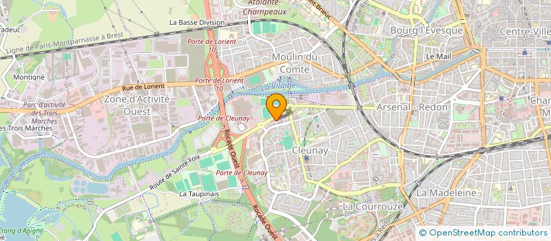 localisation de l'entreprise MONSIEUR JEAN SALOU  RENNES