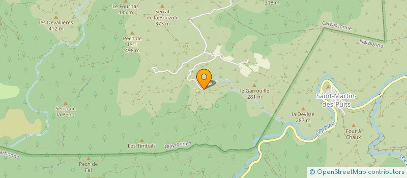 localisation de l'entreprise MONSIEUR JEAN SALVAGNAC  LAGRASSE