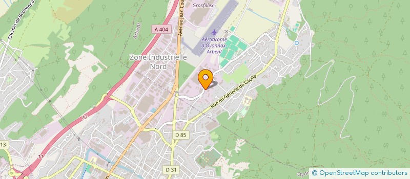localisation de l'entreprise MONSIEUR JEAN SALVI à OYONNAX