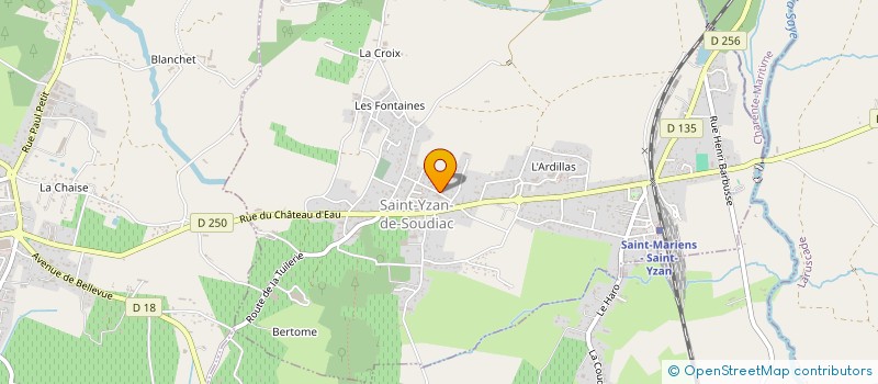localisation de l'entreprise MONSIEUR JEAN SAMBA  SAINT-YZAN-DE-SOUDIAC