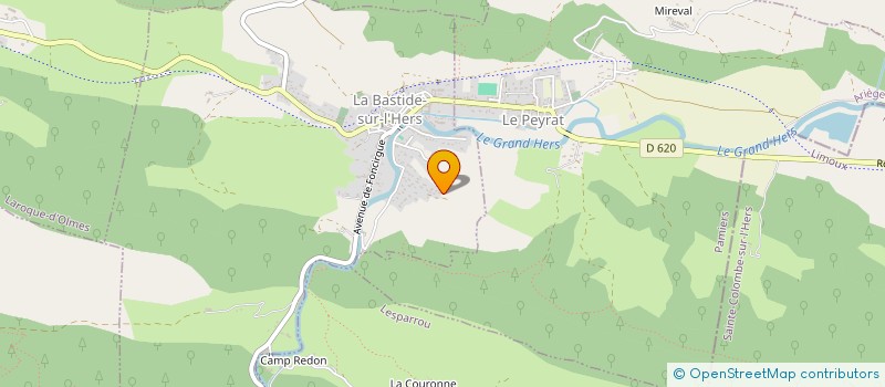 localisation de l'entreprise MONSIEUR JEAN-SAMUEL ALLEBE à LA BASTIDE-SUR-L HERS