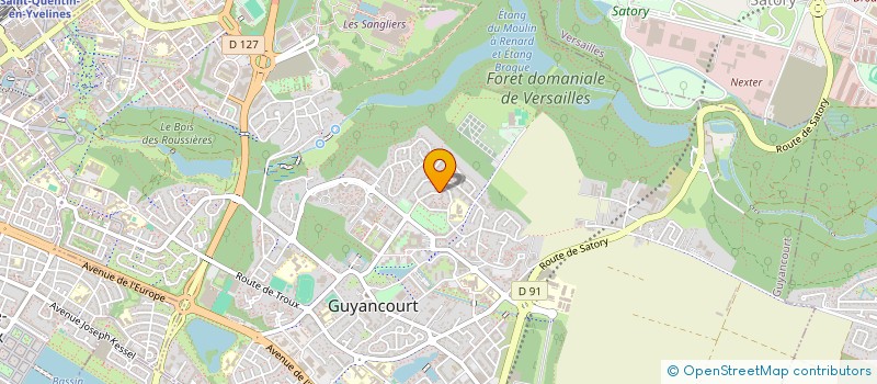 localisation de l'entreprise MONSIEUR JEAN-SAMUEL NAGBO  GUYANCOURT