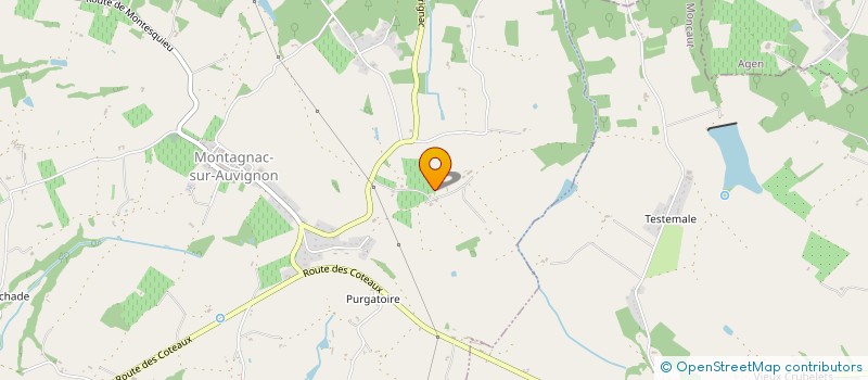 localisation de l'entreprise MONSIEUR JEAN SANCET  MONTAGNAC SUR AUVIGNON