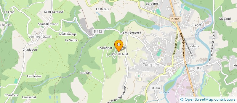localisation de l'entreprise MONSIEUR JEAN SANDERON à COURPIERE