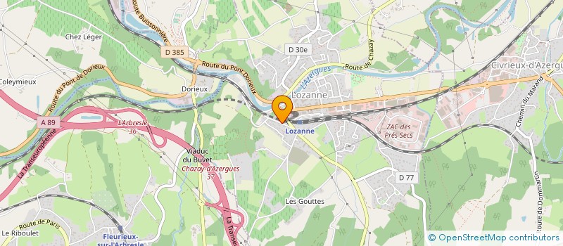 localisation de l'entreprise MONSIEUR JEAN SANDRIN  LOZANNE