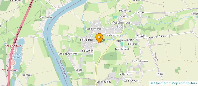 localisation de l'entreprise MONSIEUR JEAN SANDRON à MESSIMY-SUR-SAONE