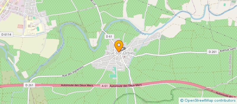 localisation de l'entreprise MONSIEUR JEAN SANJUAN  LEZIGNAN-CORBIERES