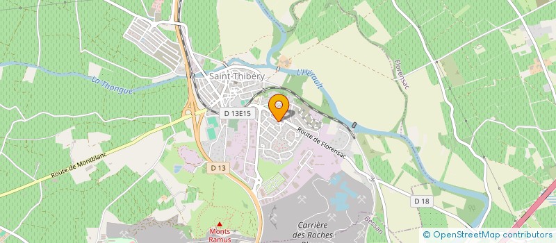 localisation de l'entreprise MONSIEUR JEAN SANTACRUZ  SAINT-THIBERY
