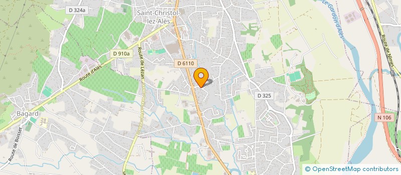 localisation de l'entreprise MONSIEUR JEAN SANTIAGO  SAINT-CHRISTOL-LEZ-ALES