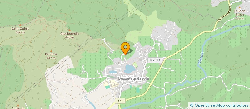 localisation de l'entreprise MONSIEUR JEAN SANTIAGO  BESSE-SUR-ISSOLE