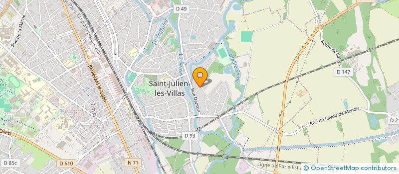 localisation de l'entreprise MONSIEUR JEAN SANTINI à SAINT-JULIEN-LES-VILLAS