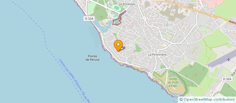 localisation de l'entreprise MONSIEUR JEAN SAPANET  LES SABLES D'OLONNE