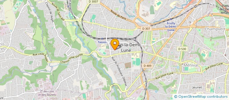 localisation de l'entreprise MONSIEUR JEAN SAPEY-TRIOMPHE  TASSIN-LA-DEMI-LUNE