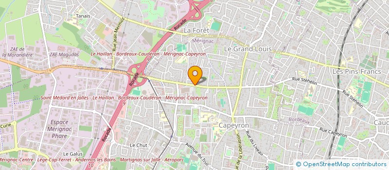 localisation de l'entreprise MONSIEUR JEAN SAPHY  MERIGNAC