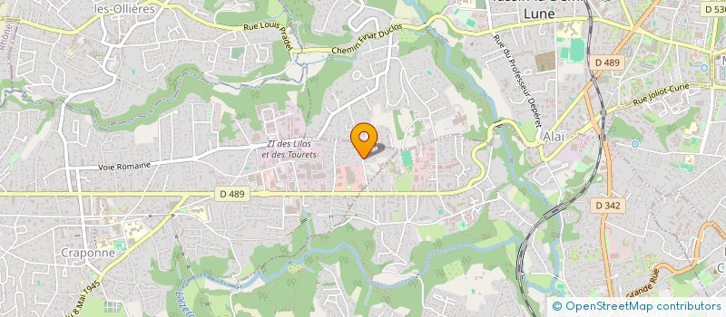 localisation de l'entreprise MONSIEUR JEAN SARAN  CRAPONNE