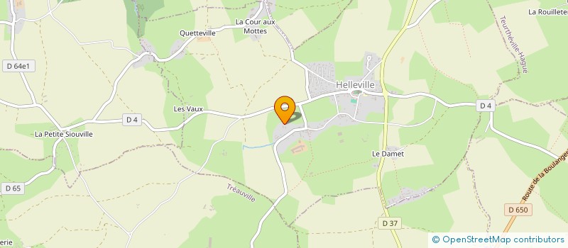 localisation de l'entreprise MONSIEUR JEAN SARCHET  HELLEVILLE