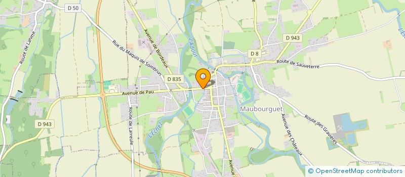 localisation de l'entreprise MONSIEUR JEAN SARRADE  MAUBOURGUET