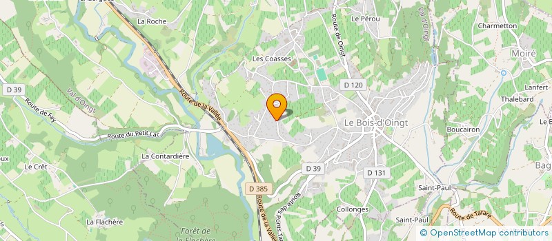 localisation de l'entreprise MONSIEUR JEAN SARRAZIN  VAL D'OINGT