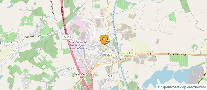 localisation de l'entreprise MONSIEUR JEAN SARTORI  DAMAZAN