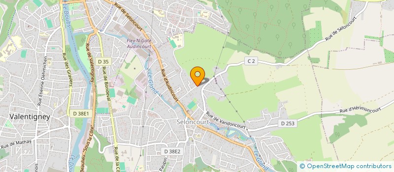 localisation de l'entreprise MONSIEUR JEAN SARTORI  SELONCOURT