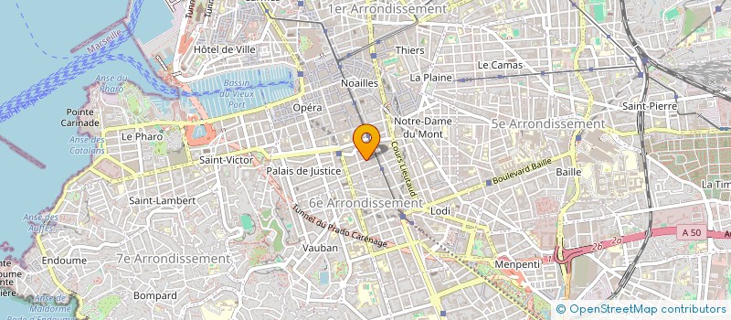 localisation de l'entreprise MONSIEUR JEAN SASSATELLI  MARSEILLE