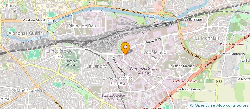localisation de l'entreprise MONSIEUR JEAN SASSERY à CESSON-SEVIGNE