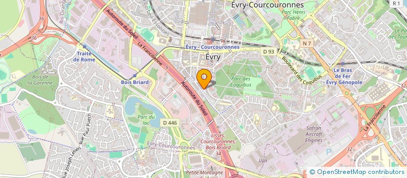 localisation de l'entreprise MONSIEUR JEAN SASSI  EVRY-COURCOURONNES