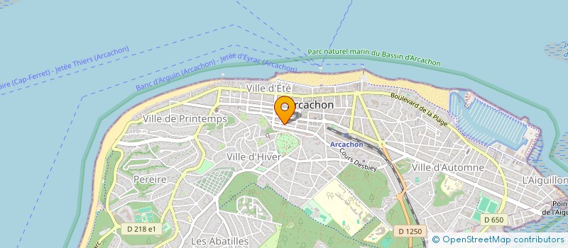 localisation de l'entreprise MONSIEUR JEAN SAUCA à ARCACHON