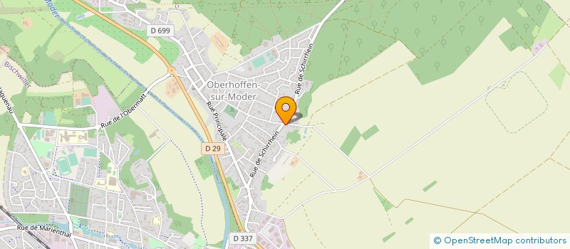 localisation de l'entreprise MONSIEUR JEAN SAUER à OBERHOFFEN-SUR-MODER