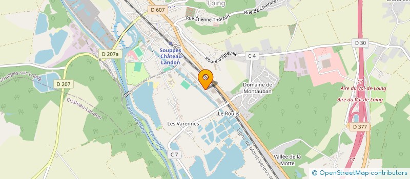 localisation de l'entreprise MONSIEUR JEAN SAUNIER  SOUPPES-SUR-LOING