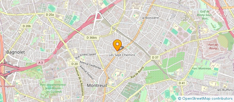 localisation de l'entreprise MONSIEUR JEAN SAUR à MONTREUIL
