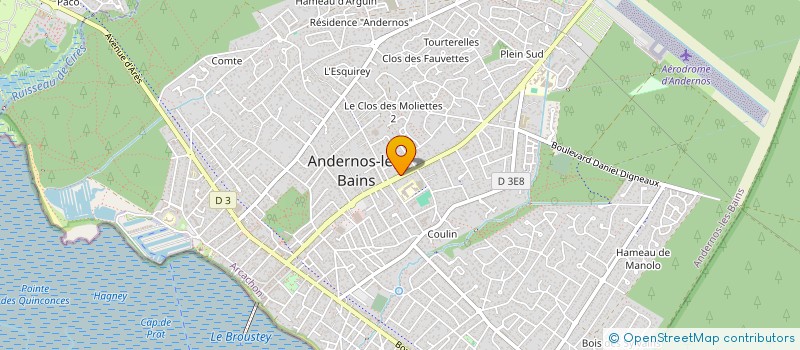 localisation de l'entreprise MONSIEUR JEAN SAUTON à ANDERNOS-LES-BAINS