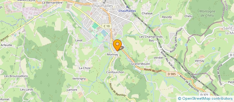 localisation de l'entreprise MONSIEUR JEAN SAUTRON  CHAUFFAILLES