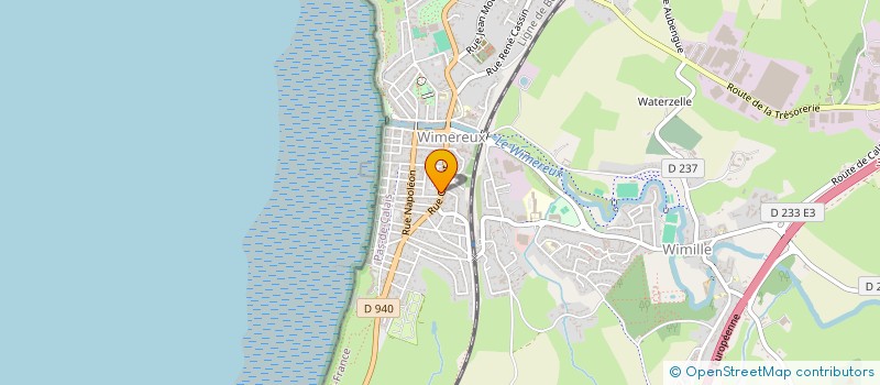 localisation de l'entreprise MONSIEUR JEAN SAUVAGE à WIMEREUX