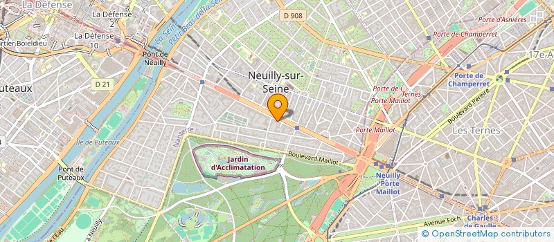 localisation de l'entreprise MONSIEUR JEAN SAUVAGE à NEUILLY-SUR-SEINE