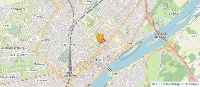 localisation de l'entreprise MONSIEUR JEAN SAUVAGE-LEBELLE  BLOIS