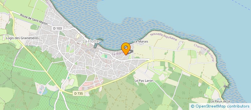 localisation de l'entreprise MONSIEUR JEAN SAUVAGET  LA FLOTTE