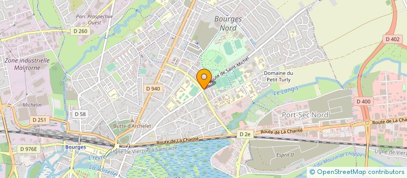 localisation de l'entreprise MONSIEUR JEAN SAUX  BOURGES