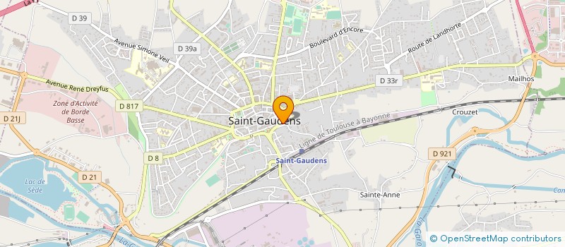 localisation de l'entreprise MONSIEUR JEAN SAUX  LATOUE