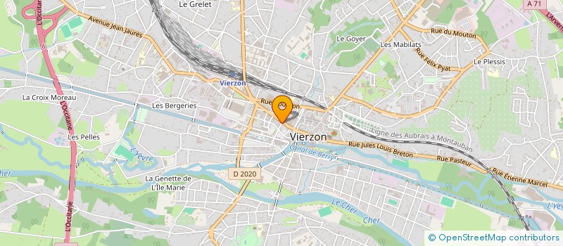 localisation de l'entreprise MONSIEUR JEAN SAUZIER à VIERZON