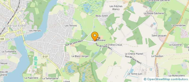 localisation de l'entreprise MONSIEUR JEAN SAVARY  SUCE-SUR-ERDRE