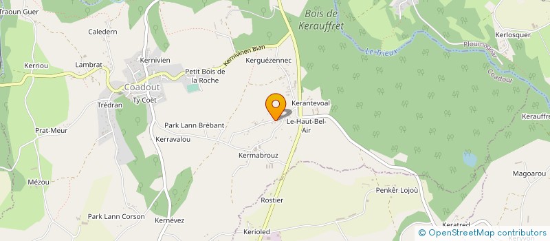 localisation de l'entreprise MONSIEUR JEAN SAVEAN  COADOUT