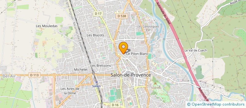 localisation de l'entreprise MONSIEUR JEAN SAVI  SALON-DE-PROVENCE