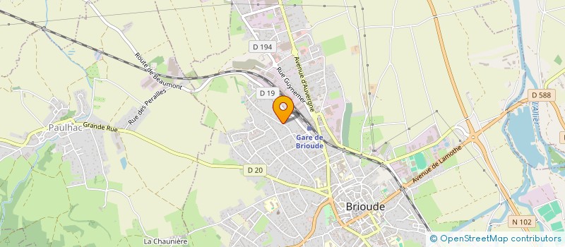 localisation de l'entreprise MONSIEUR JEAN SAVIGNY  BRIOUDE