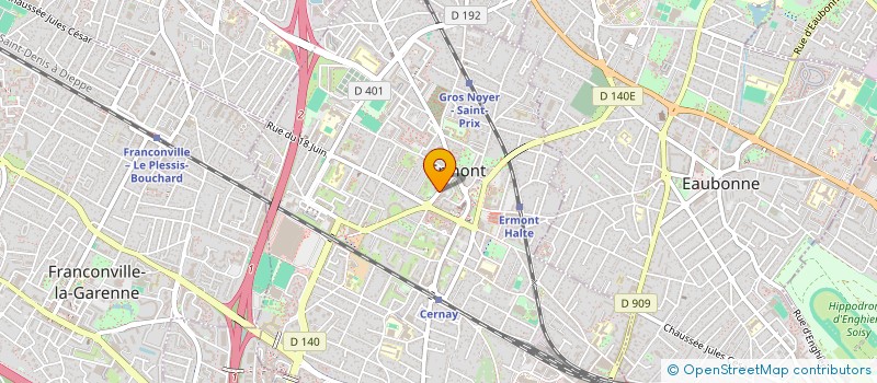 localisation de l'entreprise MONSIEUR JEAN SAZANG  ERMONT