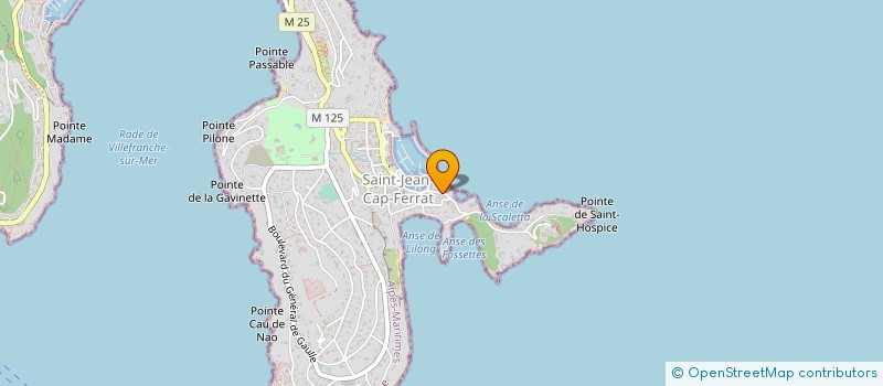 localisation de l'entreprise MONSIEUR JEAN SCAFARIA  SAINT-JEAN-CAP-FERRAT