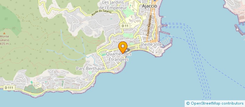 localisation de l'entreprise MONSIEUR JEAN SCARFI à AJACCIO