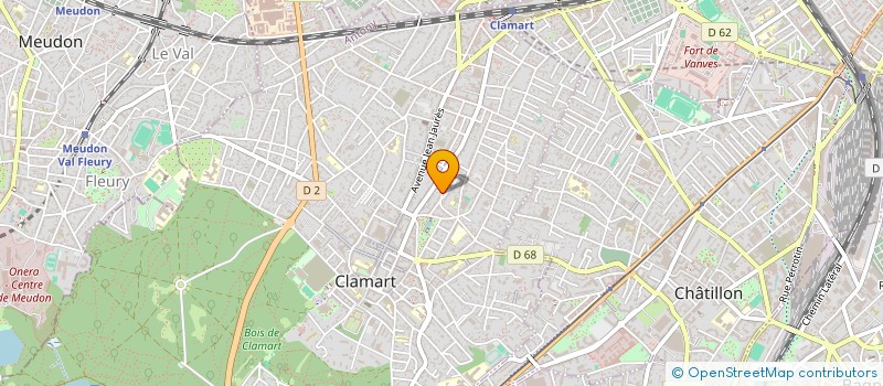 localisation de l'entreprise MONSIEUR JEAN SCHAEFER  CLAMART