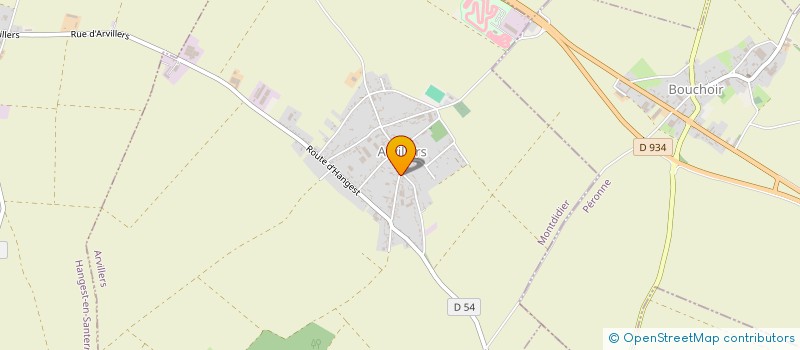 localisation de l'entreprise MONSIEUR JEAN SCHERPEREEL  ARVILLERS